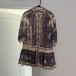 Zimmermann Ottie Paisley Eyelet Mini dress